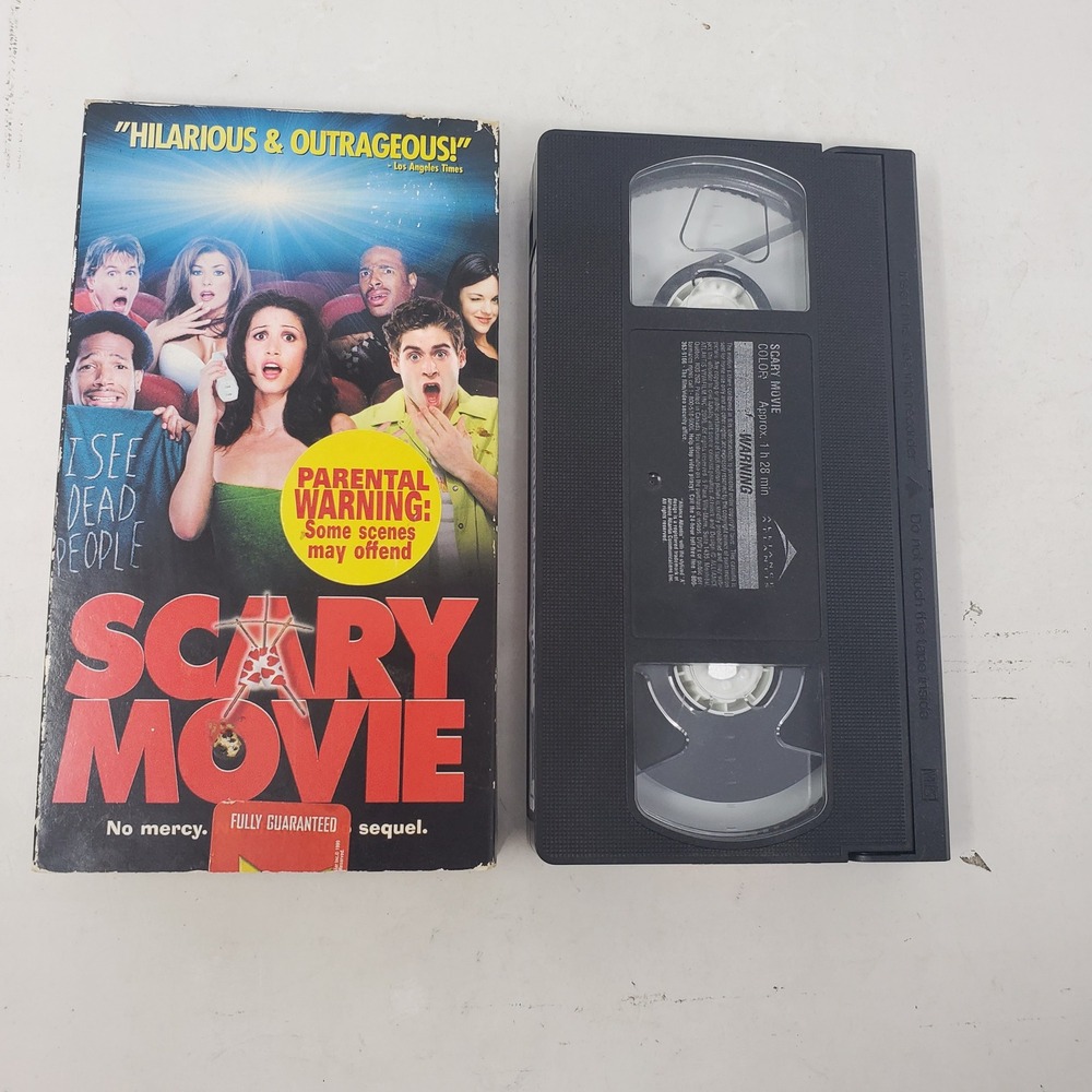 Scary Movie Comedy Horror Wayans VHS 2000 Alliance Atlantis NTSC